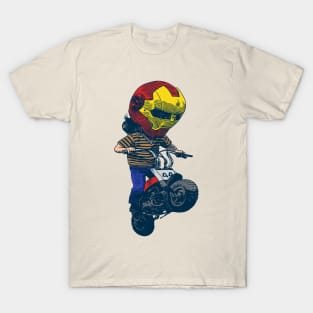 The Stunt-Riding Adventure of a Young Superhero T-Shirt